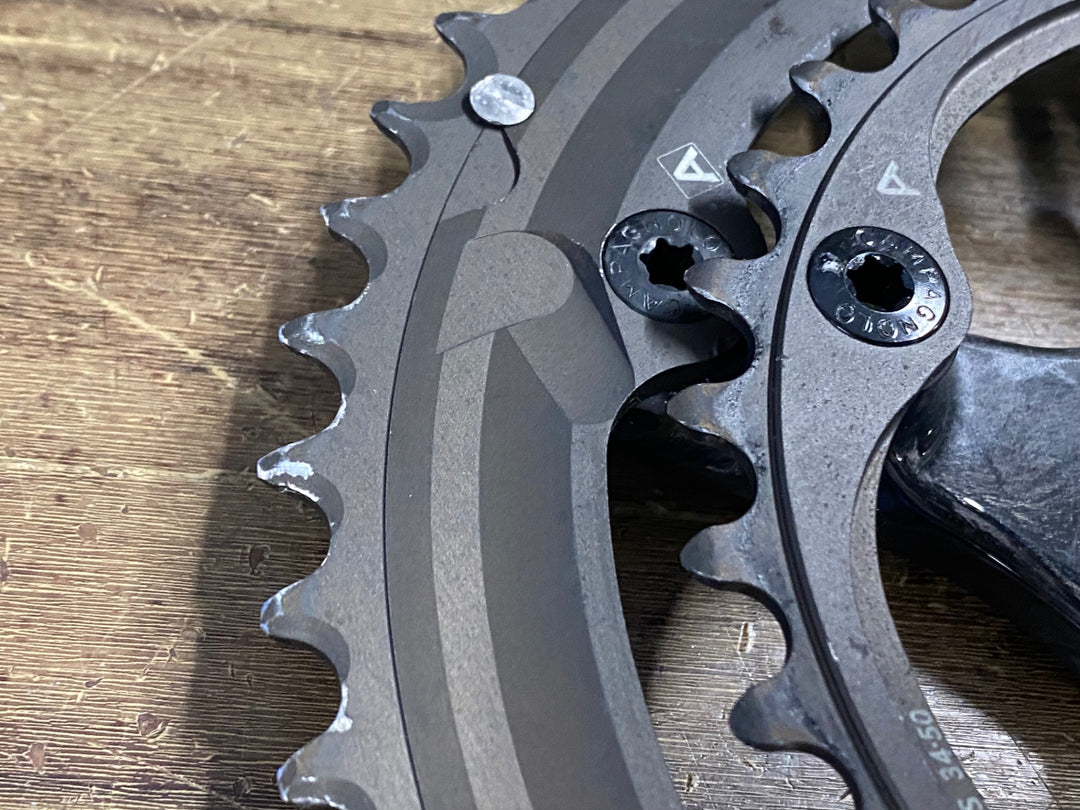 KN658 カンパニョーロ CAMPAGNOLO スーパーレコード SUPER RECORD クランクセット 172.5mm 50/34T