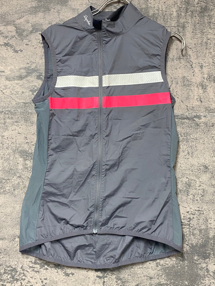 JY099 ラファ Rapha WOMEN’S BREVET GILET サイクルベスト ジレ レディース グレー S