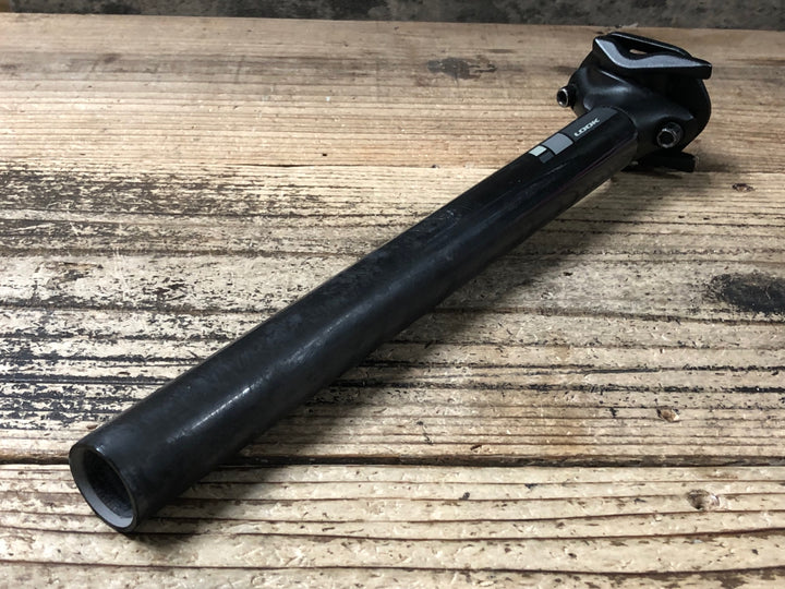 JY419 ルック LOOK カーボンシートポスト Φ27.2 300mm ※固定部凹みの為ジャンク