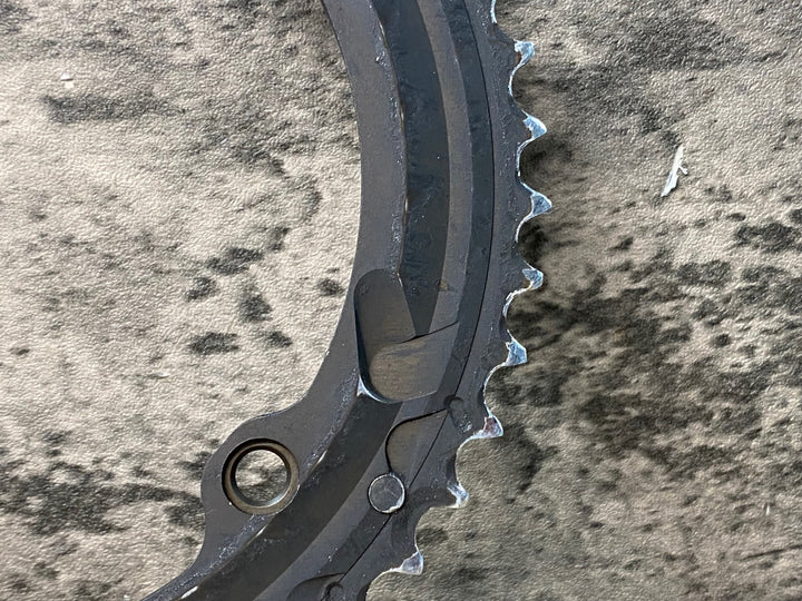JO017 カンパニョーロ CAMPAGNOLO アウターチェーンリング 50T 11S PDC144 ※歯の摩耗大のためジャンク