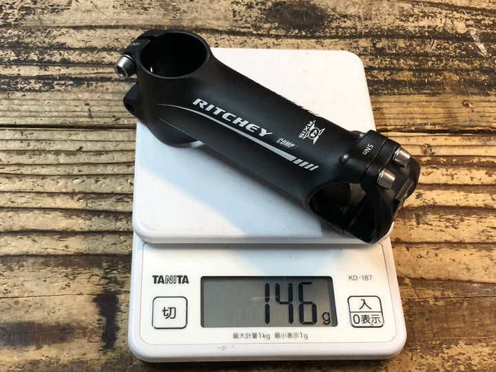 JN522 リッチー RITCHEY コンプ COMP アルミ ステム 黒 Φ31.8 OS 100mm 6°/84°