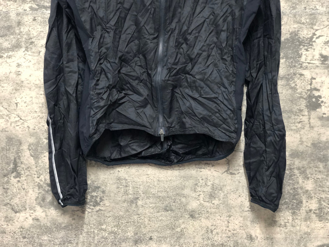 KK083 ラファ RAPHA WIND JACKET 長袖 ウインドブレイカー サイクルジャケット 黒 M