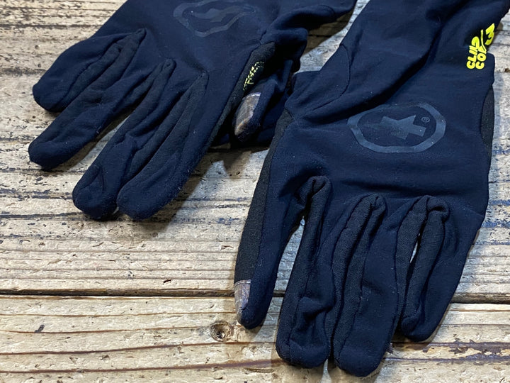 JZ572 アソス ASSOS SPRING FALL サイクルグローブ 黒 S