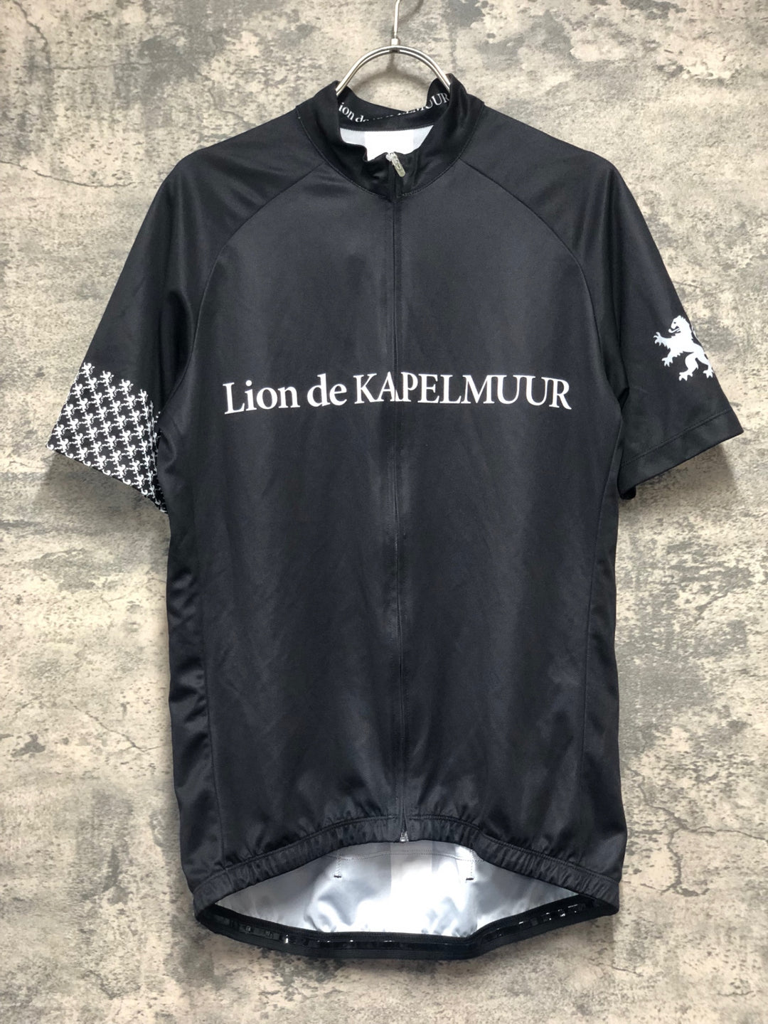 KK792 リオンドカペルミュール Lion de KAPELMUUR 半袖 サイクルジャージ 黒 XL