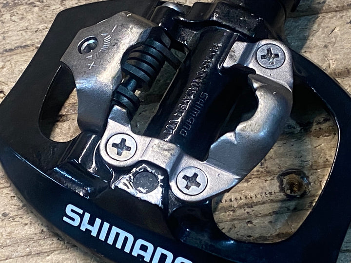 JO090 シマノ SHIMANO PD-A530 ビンディングペダル 片面フラット 黒 SPD