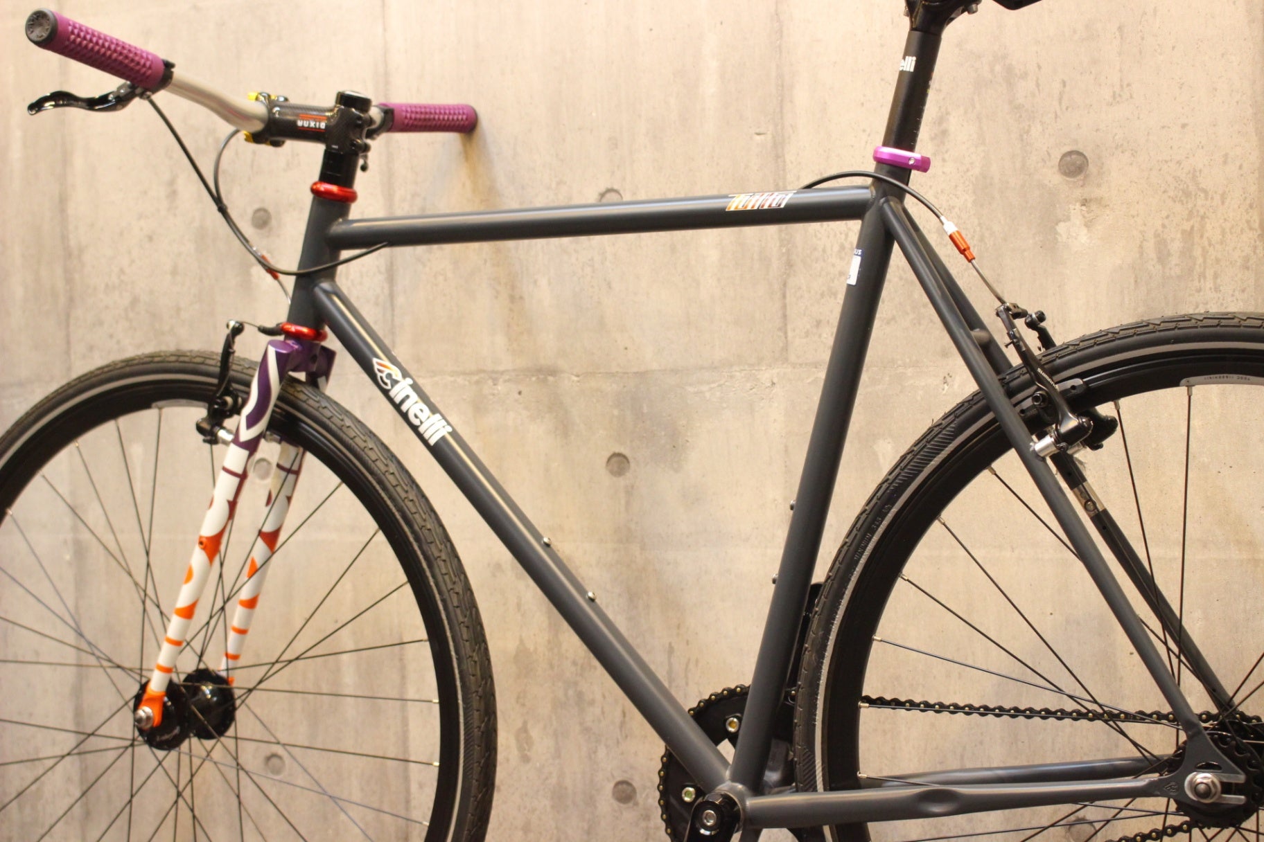 Cinelli チネリ tutto ピストバイク 万能なピスト チネリ tuttoをカスタムしました！ | 広島の自転車