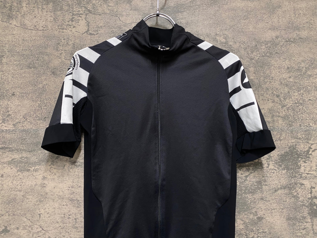 JG623 アソス assos SS.100cento 半袖 サイクルジャージ 黒白 S