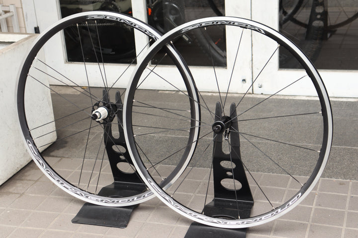 カンパニョーロ CAMPAGNOLO ゾンダ ZONDA C17 アルミ  クリンチャー ホイールセット シマノ 11S/12S 【横浜店】