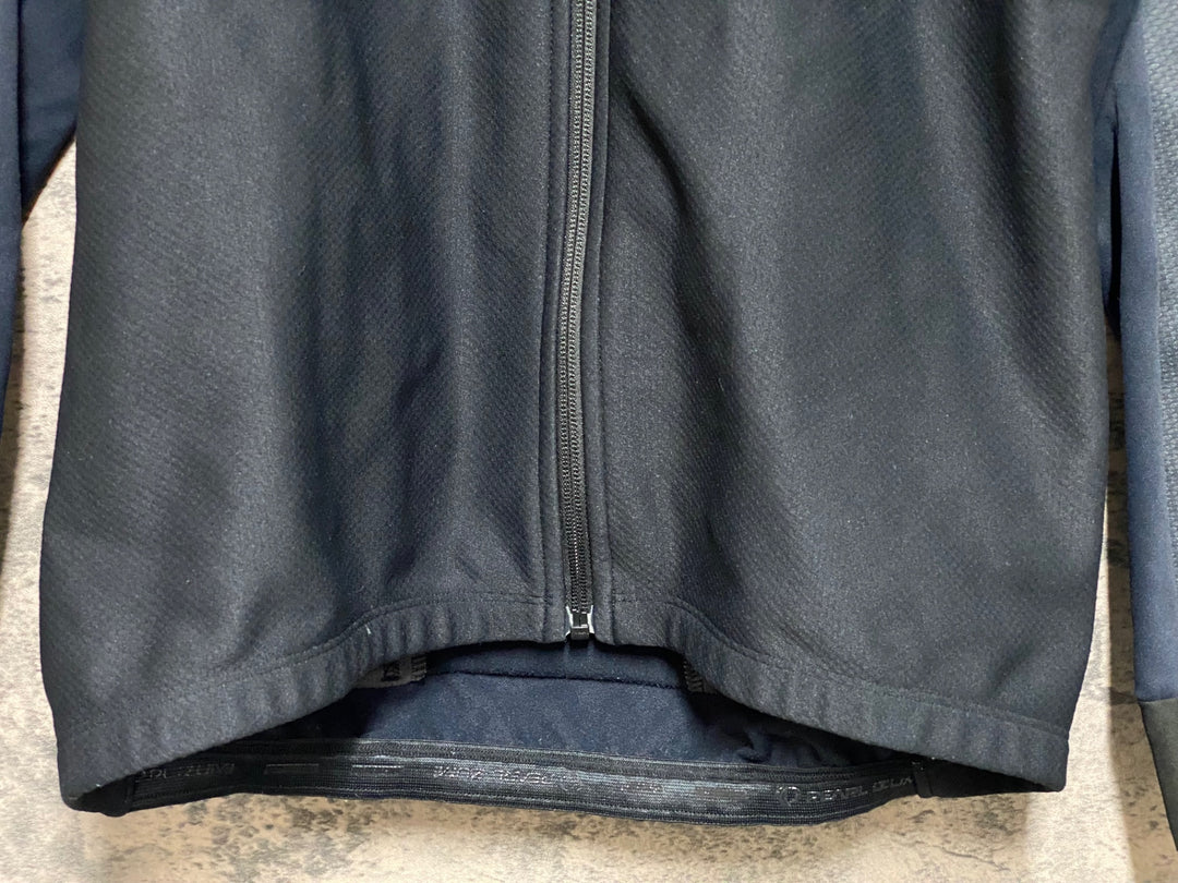 KE195 パールイズミ PEARL iZUMi 長袖 サイクルジャケット 白黒 L 裏起毛 赤タグ