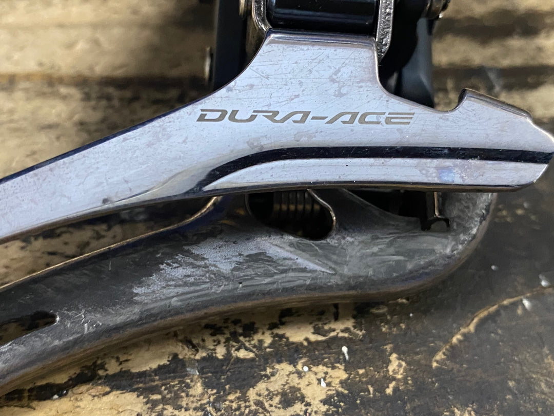 KN511 シマノ SHIMANO デュラエース DURA-ACE FD-9070 フロントディレイラー Di2 電動 直付 ※直付ボルト無し、動作確認済