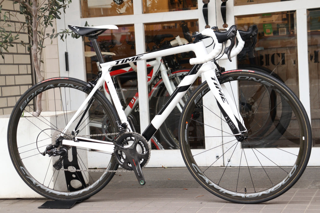 タイム TIME アルプデュエズ ALPE D’HUEZ 01 AKTIVフォーク 2019モデル Sサイズ カンパ スーパーレコード 12S カーボン ロードバイク 【横浜店】