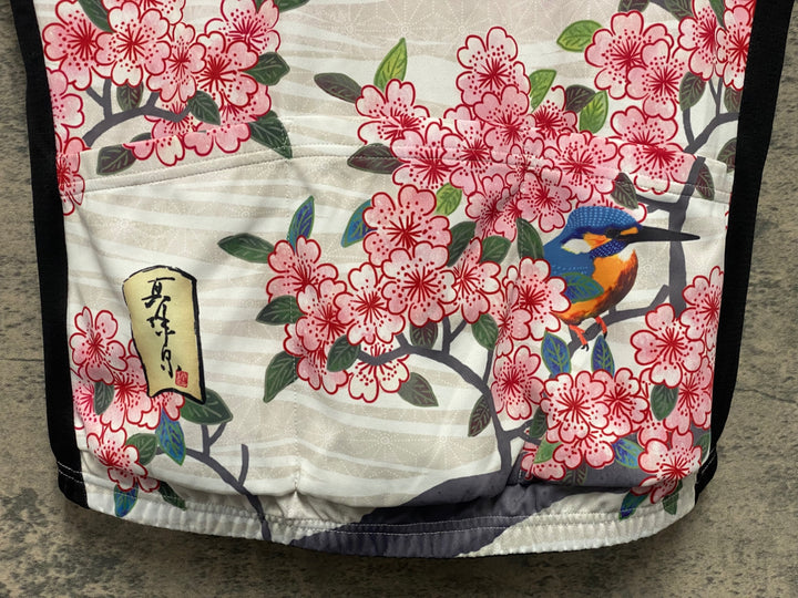 JU950 パールイズミ PEARL iZUMi 半袖 サイクルジャージ L 桜
