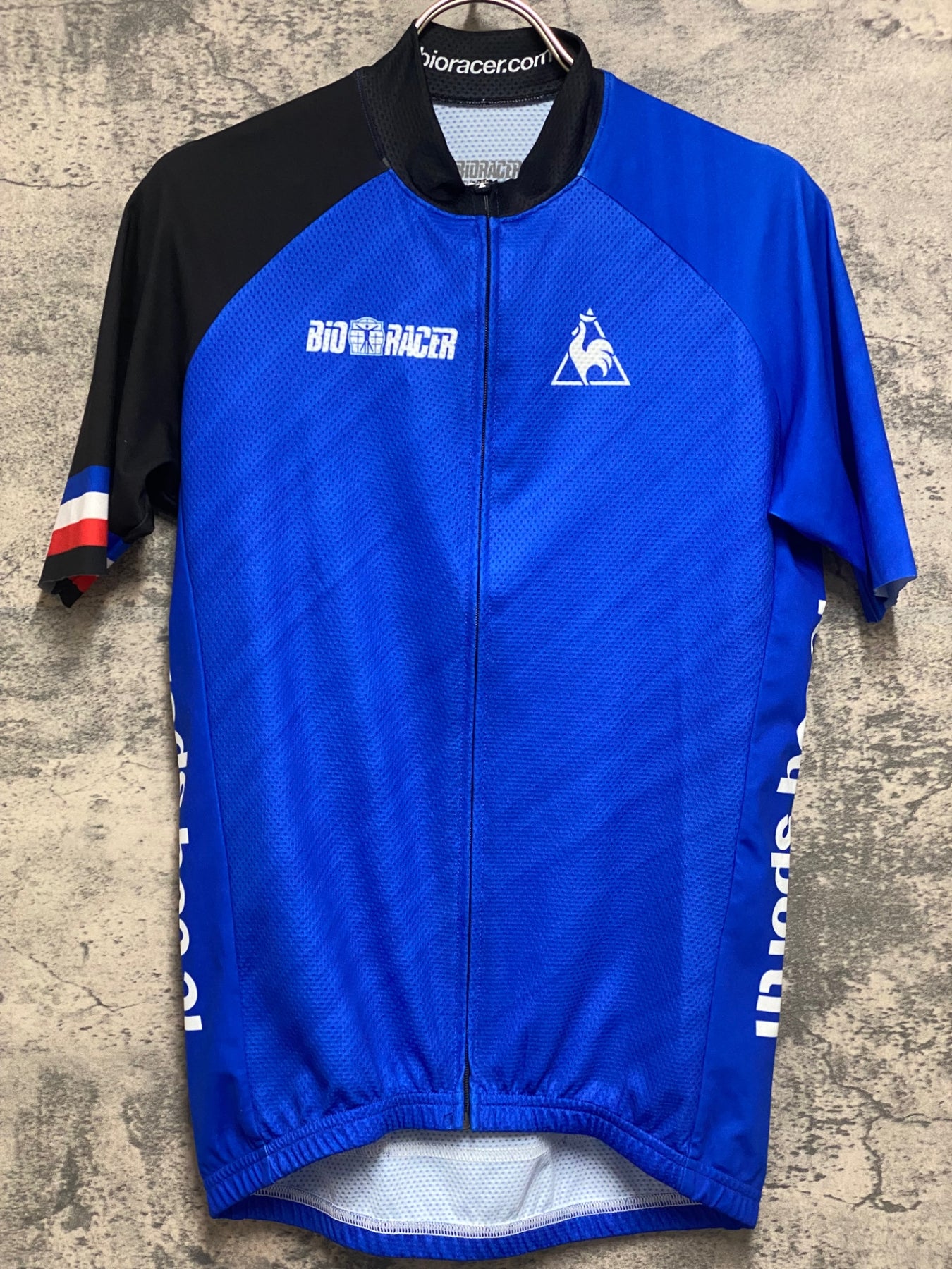 JP137 ビオレーサー BIORACER 半袖 サイクルジャージ 青 3/M le coq