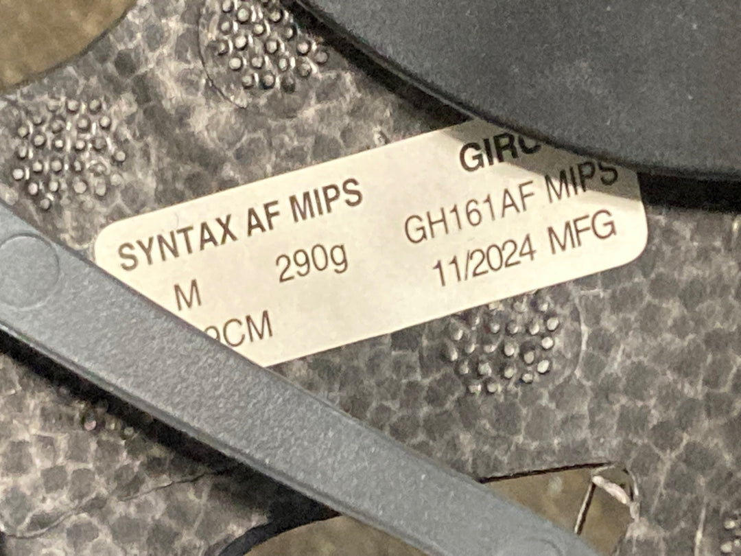 JX892 ジロ GIRO シンタックス SYNTAX MIPS ヘルメット 白 M 2024年11月製 ASIAN FIT
