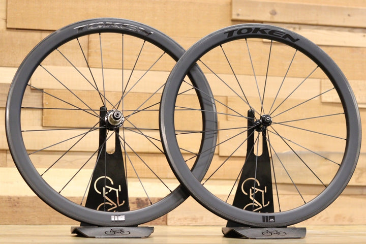 トーケン TOKEN C45 RESOLUTE クリンチャー カーボン ホイールセット シマノ 12/11S 【立川店】