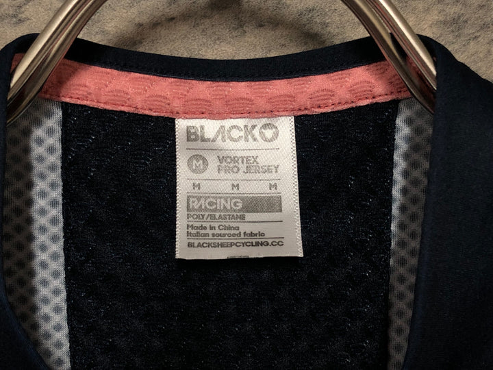 KL394 ブラックシープ BLACK SHEEP 半袖 サイクルジャージ ピンク紺 M