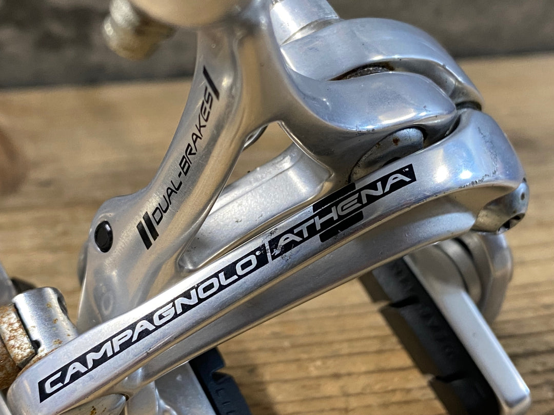 JX593 カンパニョーロ Campagnolo アテナ ATHENA BR11-AT ブレーキキャリパー 前後セット ※錆