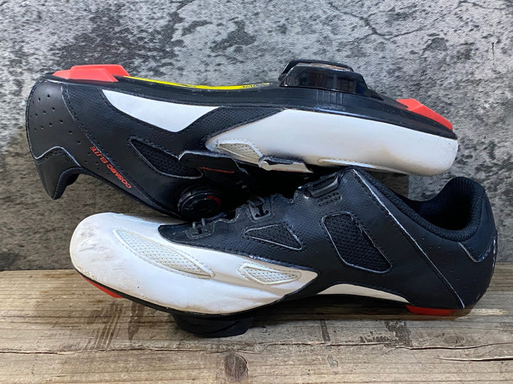 KG424 マヴィック MAVIC COSMIC ELITE ビンディングシューズ ブラック ホワイト EU40 2/3 ※ペン字あり