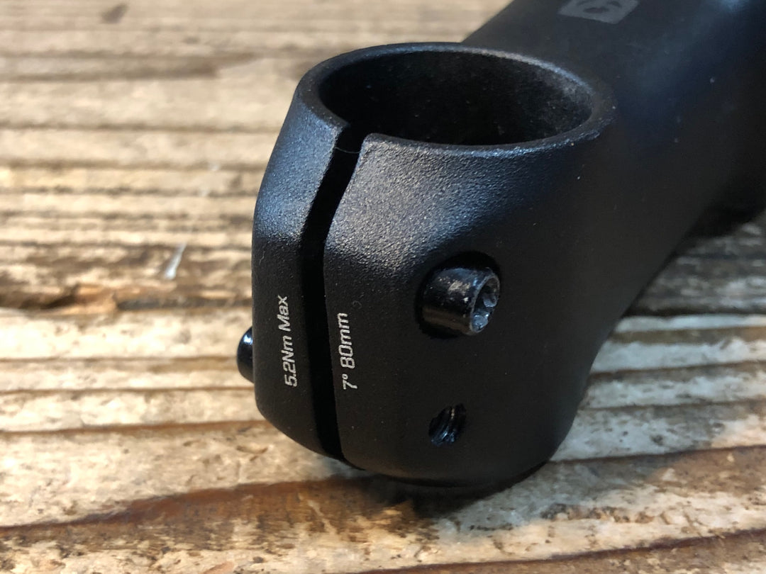 JW743 ボントレガー BONTRAGER ELITE BLENDR STEM アルミ ステム 80mm Φ31.8 OS 7°