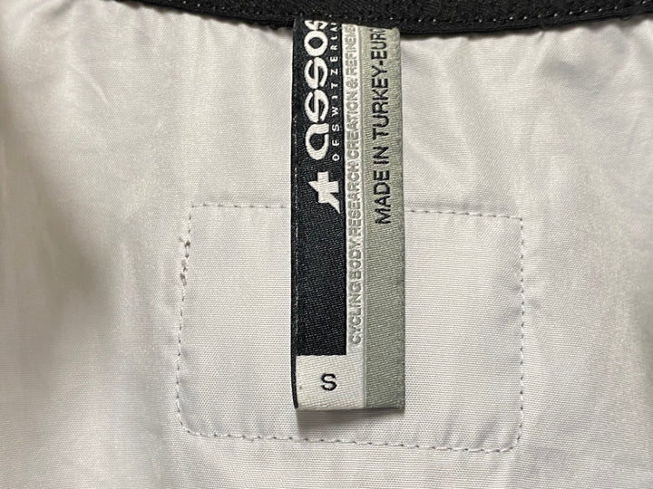 JL090 アソス assos GT ASSOS BLITZSTEIN JACKET 長袖 ウィンドブレーカー 黒 白 S