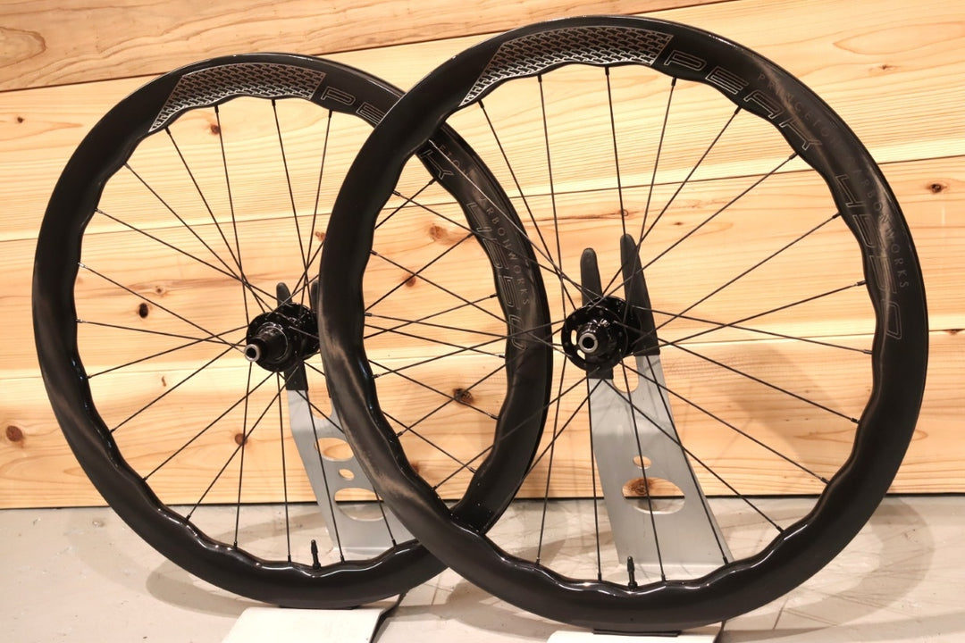 決算SALE 未使用 プリンストンカーボンワークス PRINCETON CARBONWORKS ピーク PEAK4550 カーボン チューブレス ホイールセット スラムXDR12S 21C 【千葉店】