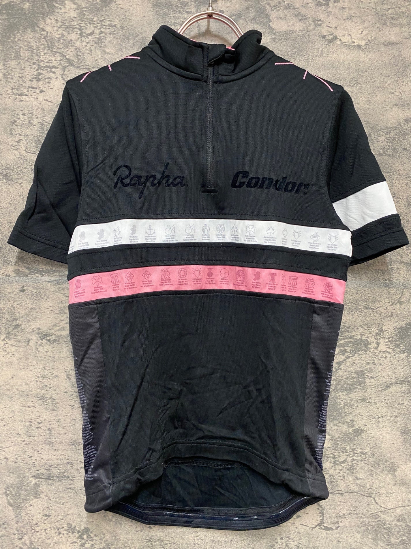 KD602 ラファ Rapha CONDOR LIT JERSEY 半袖 サイクルジャージ 黒 XS