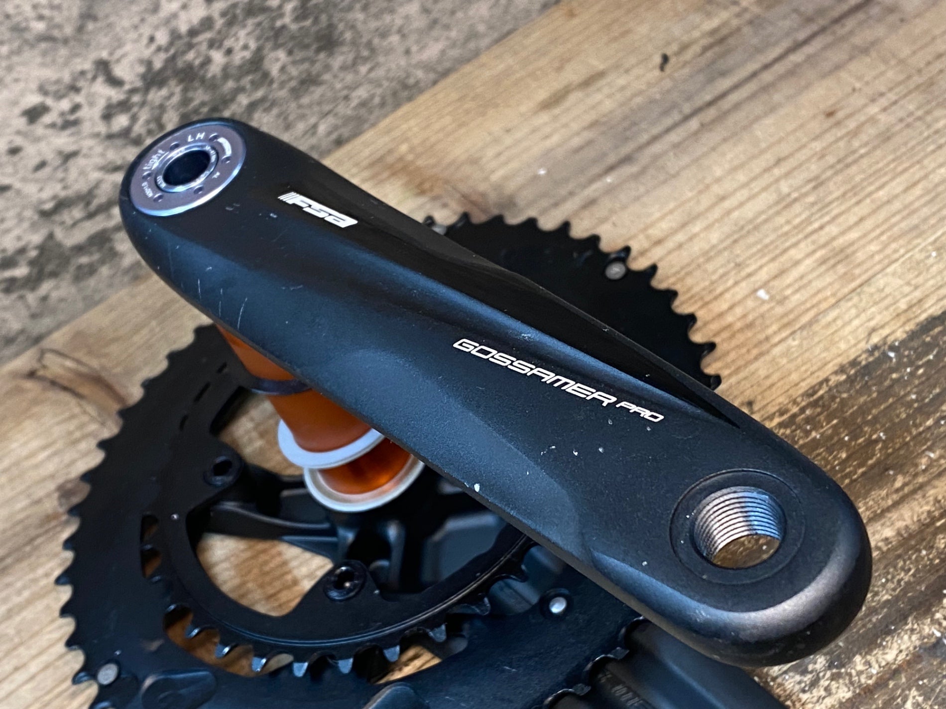 HK915 FSA ゴッサマー Gossamer PRO アルミ クランクセット 172.5mm 50