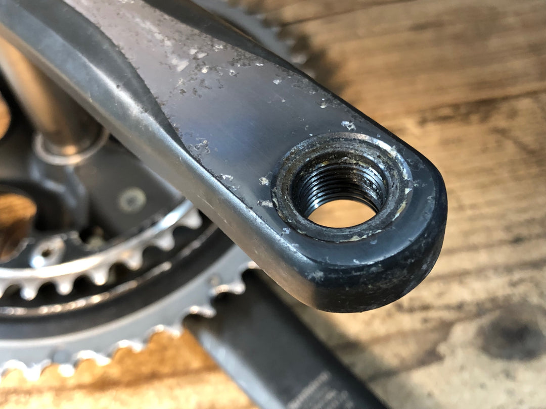JO465 シマノ SHIMANO デュラエース DURA-ACE FC-7900 クランクセット 170mm 53/39T ※腐食 傷大 ジャンク