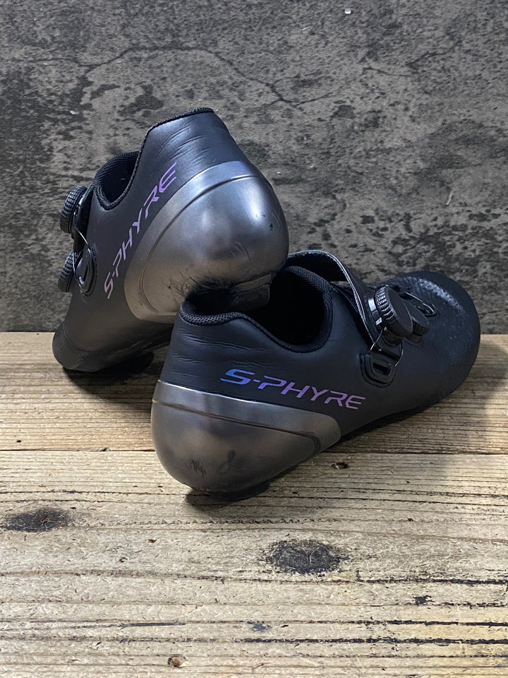 KO727 シマノ SHIMANO エスファイア S-PHYRE SH-RC902M-L01-S ビンディングシューズ EU44 3穴 黒