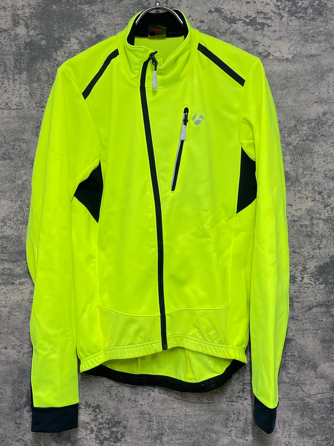 KG925 ボントレガー BONTRAGER Velocis S1 Softshell Jacket Vestes 長袖 サイクルジャケット ネオンイエロー S 裏起毛