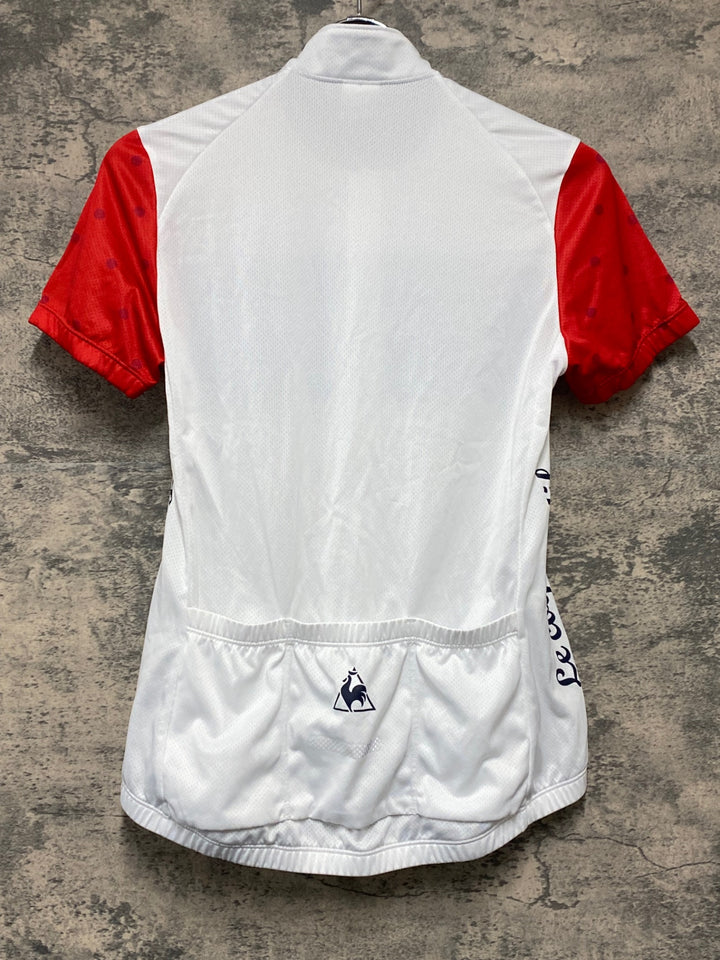 JW615 ルコックスポルティフ le coq sportif 半袖サイクルジャージ 白 M レディース