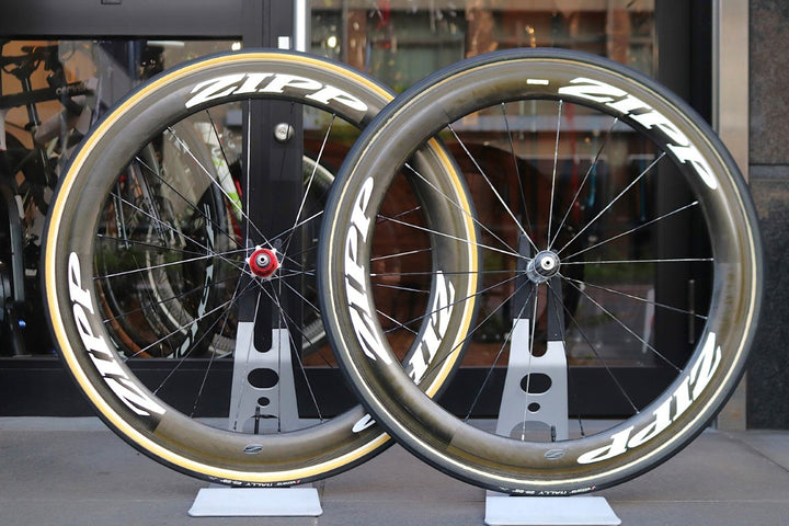 【訳あり】 ジップ ZIPP 404 カーボン チューブラー ホイールセット シマノ 10S 【東京南麻布店】