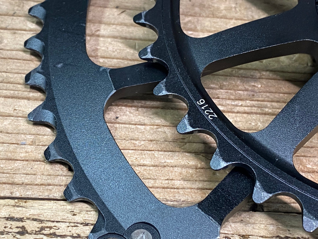JP327 キャノンデール Cannondale ホログラム HOLLOWGRAM Si クランクセット 52/36T 165mm チェーンリング割れ ジャンク