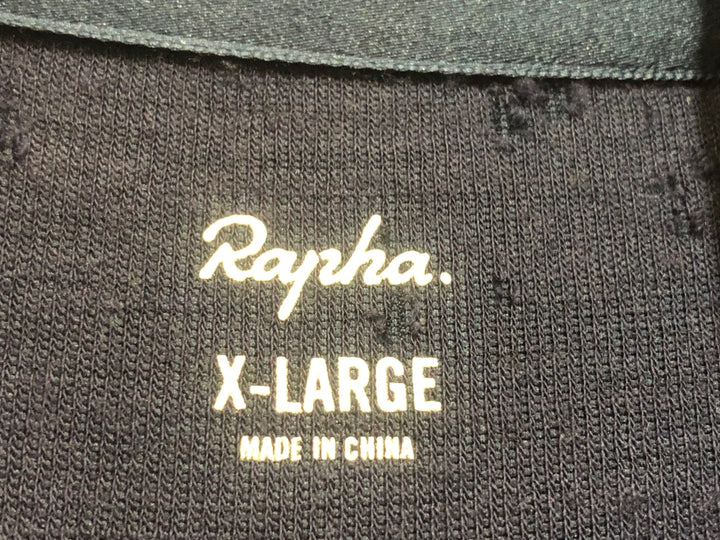 KM812 ラファ Rapha SS CLASSIC JERSEY Ⅱ 半袖 サイクルジャージ ネイビー XL ※穴あき