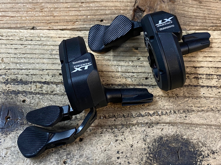 JV650 シマノ SHIMANO デオレ DEORE XT SW-M8050 R/L シフトレバー セット Φ22.2 Di2 電動