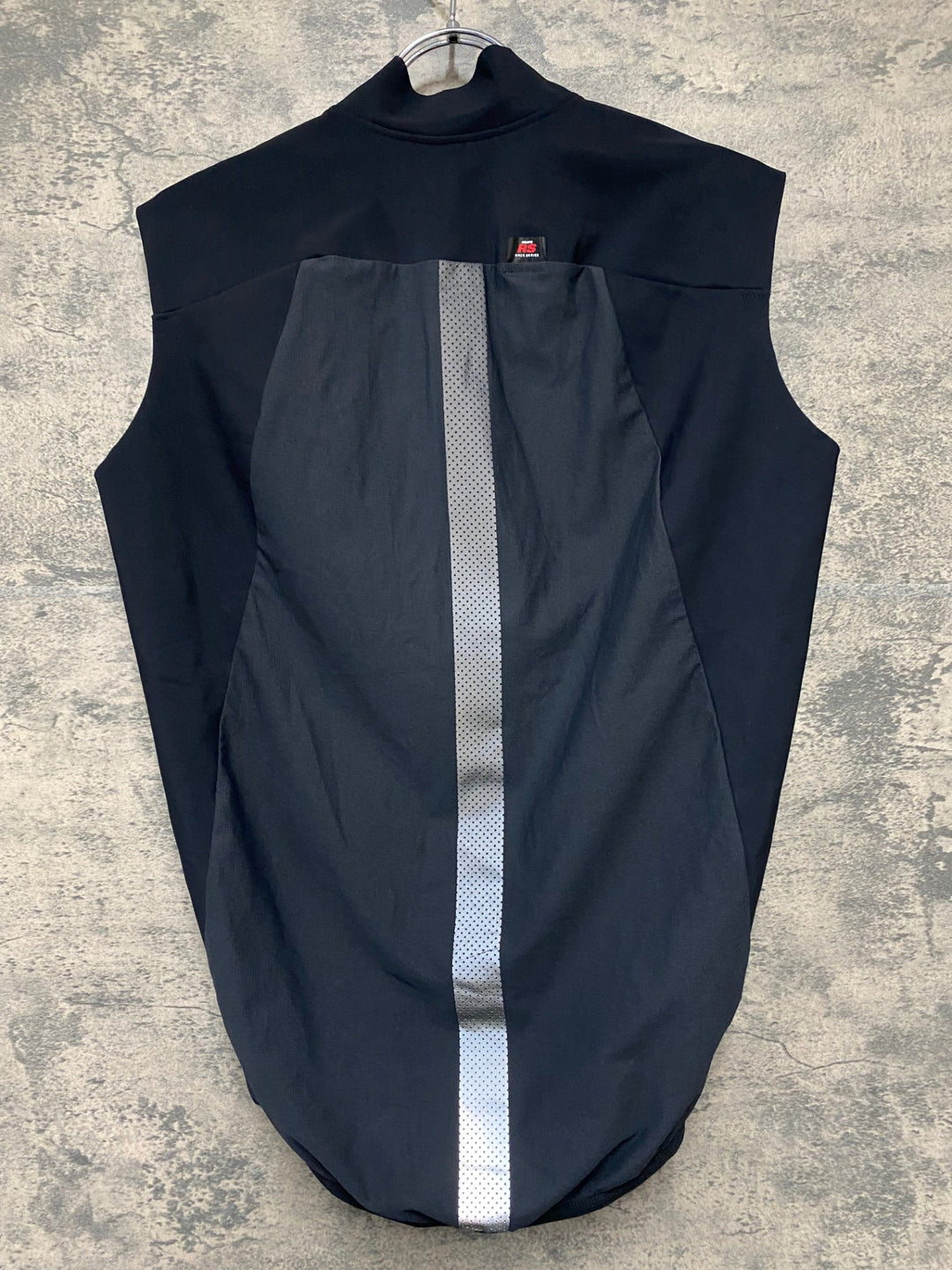 KJ192 アソス ASSOS EQUIPE RS Spring Fall Gilet TARGA ウィンドプルーフ ジレ 黒 L