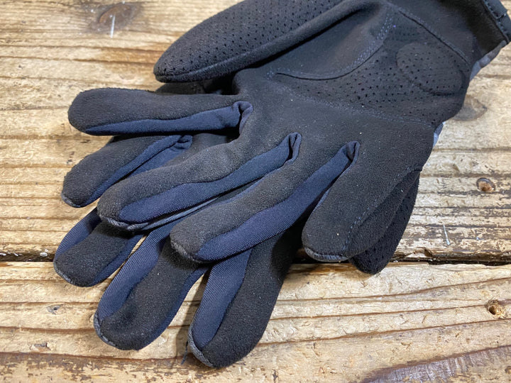 KG507 ラファ Rapha BREVET長指 グローブ グレー M 裏起毛 ※スレ、劣化