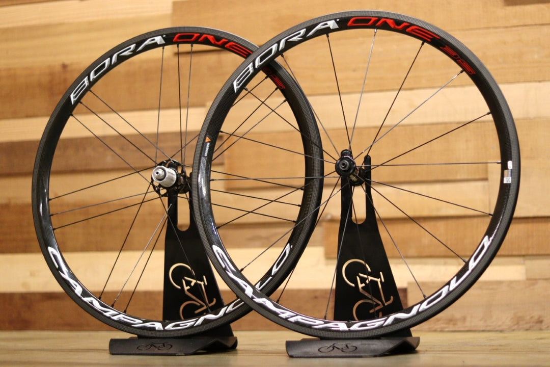 美品 カンパニョーロ CAMPAGNOLO ボーラワン BORA ONE 35 カーボン クリンチャー ホイールセット シマノ 12/11S 17C 【立川店】