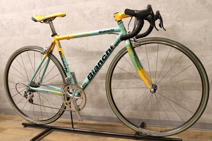 ビアンキ Bianchi メガプロ MEGA PRO XL 85ème TOUR DE FRANCE Limited Edition 1999 53サイズ カンパニョーロ レコード 10S アルミ ロードバイク 【さいたま浦和店】