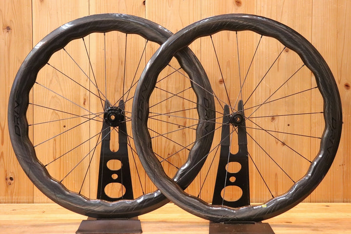 エリートホイールズ ELITEWHEELS ドライブ DRIVE HELIX 57D SS カーボン チューブレスレディ ホイールセット シマノ 11S/12S 【芦屋店】