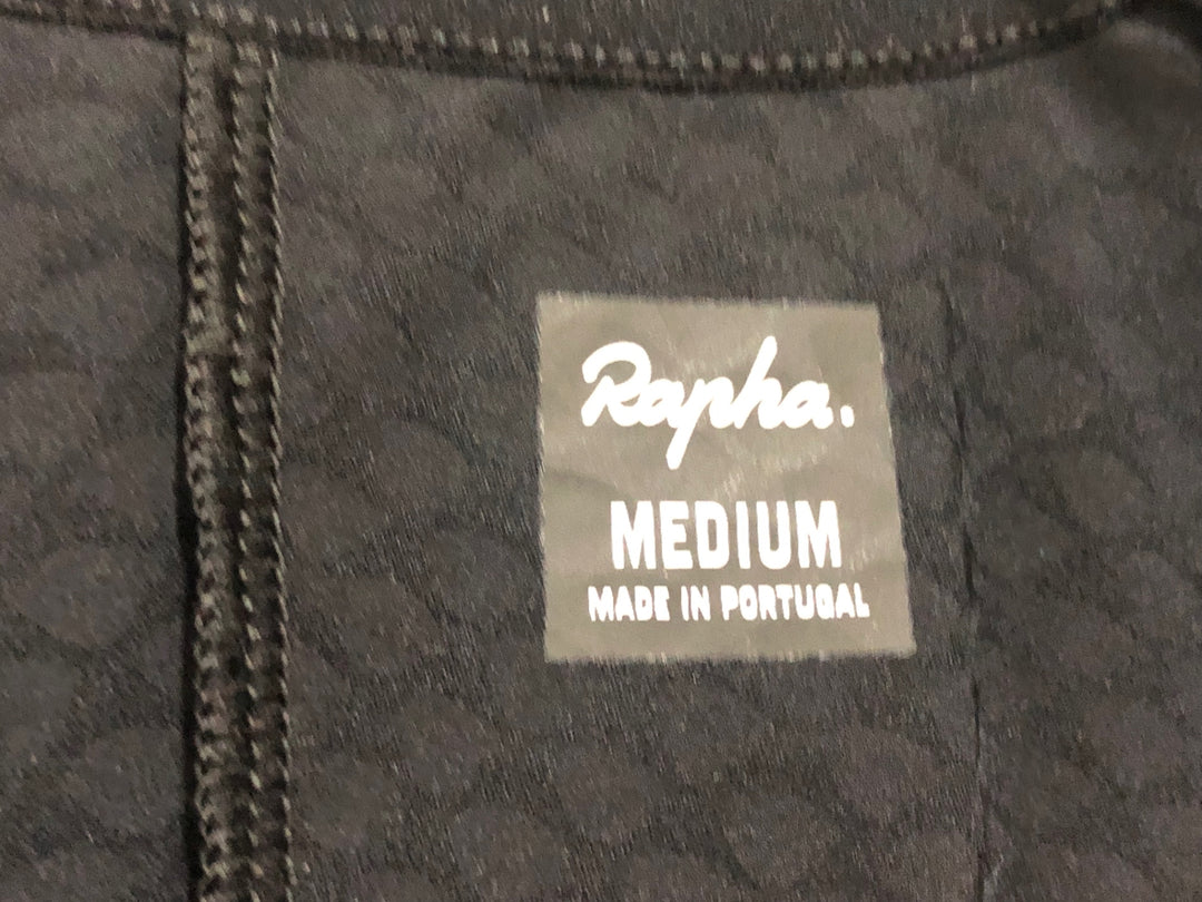 KM138 ラファ Rapha PRO TEAM AERO JERSEY 半袖 サイクルジャージ 黒 M ※右肩ほつれ