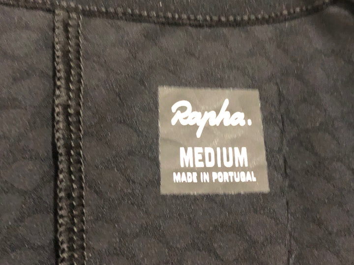 KM138 ラファ Rapha PRO TEAM AERO JERSEY 半袖 サイクルジャージ 黒 M ※右肩ほつれ