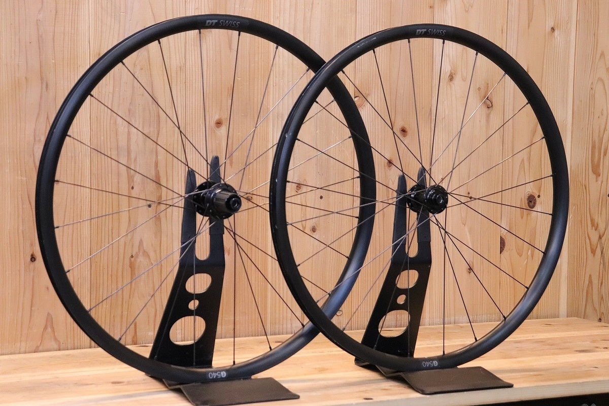 DT SWISS G540 DB アルミ チューブレスレディ ホイールセット シマノ