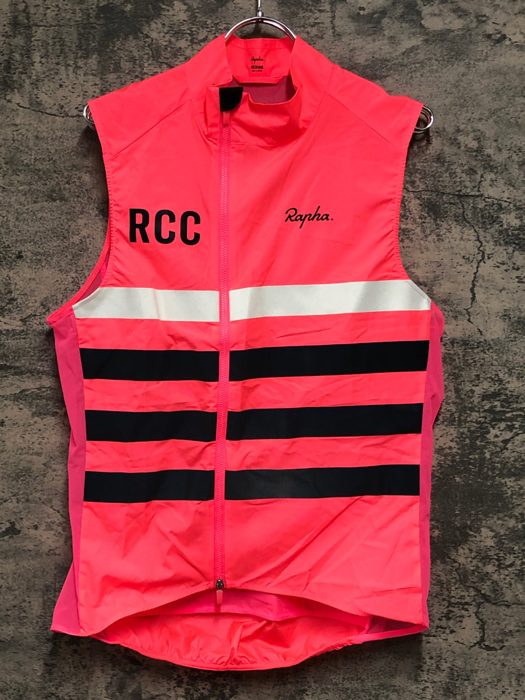 KD245 ラファ Rapha RCC BREVET GILET サイクルベスト ジレ ピンク M