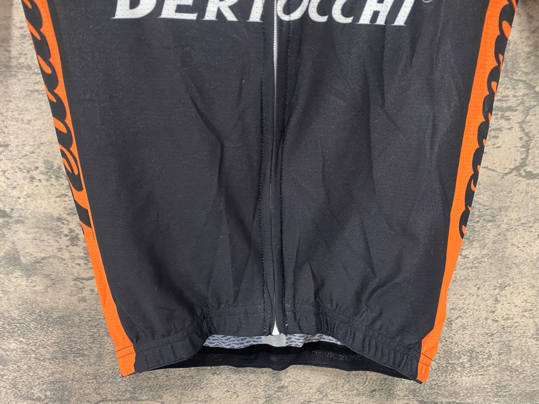 JW451 パールイズミ PEARL iZUMi 半袖 サイクルジャージ 黒 オレンジ S Pedalist