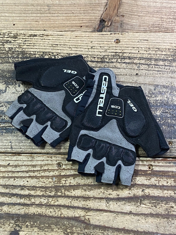 JH098 カステリ CASTELLI 指切りグローブ 黒 L