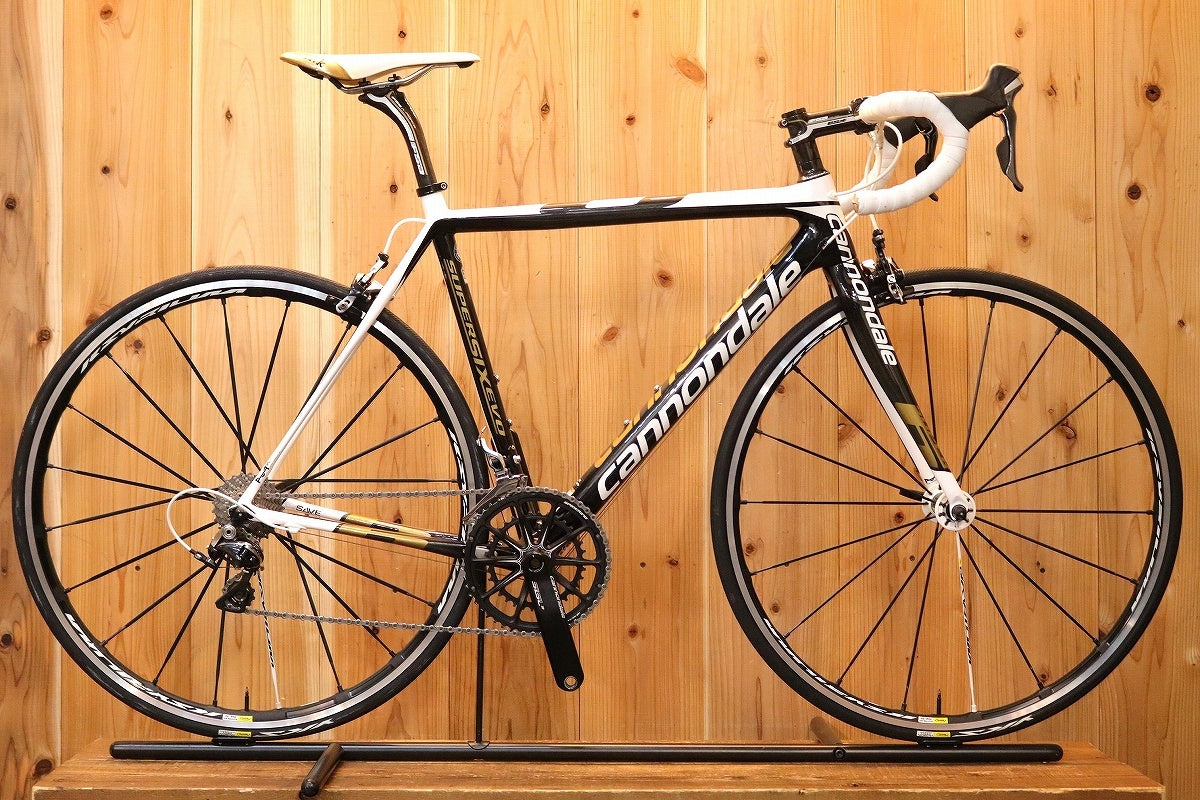 キャノンデール CANNONDALE スーパーシックス エヴォ SUPERSIX EVO HI-MOD 2013年モデル 52サイズ シマノ  デュラエース 9000 MIX 11S カーボン ロードバイク 【芦屋店】