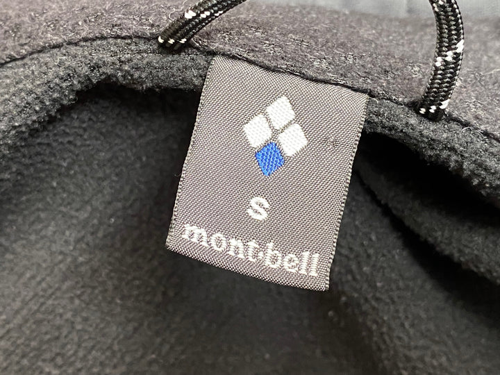 JO297 モンベル mont-bell 長袖 サイクルジャケット 黒 S 裏起毛