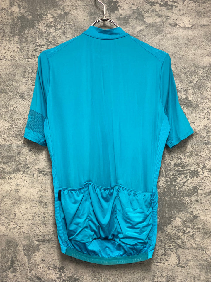 KF554 ラファ Rapha PRO TEAM LIGHT WEIGHT JERSEY サイクルジャージ 水色 S