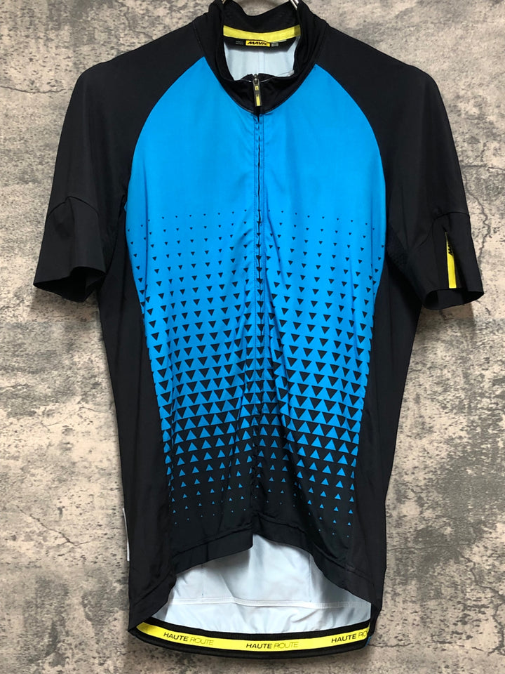 KE204 マヴィック MAVIC HAUTE ROUTE 半袖 サイクルジャージ 青 S